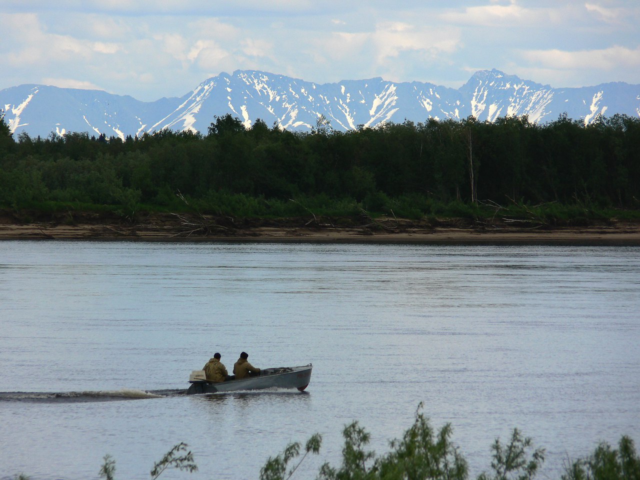 Река Печора и Уральские горы