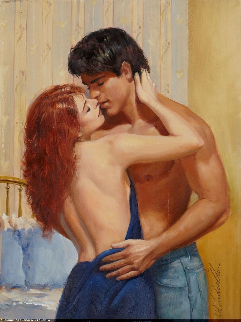 African american romantic and erotic art work