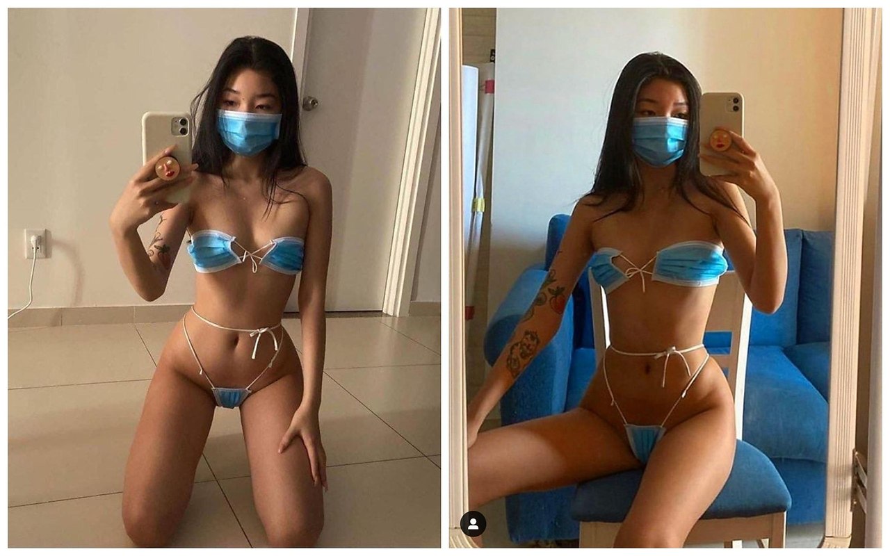 Real submissive girlfriend implore corona quarantine photos