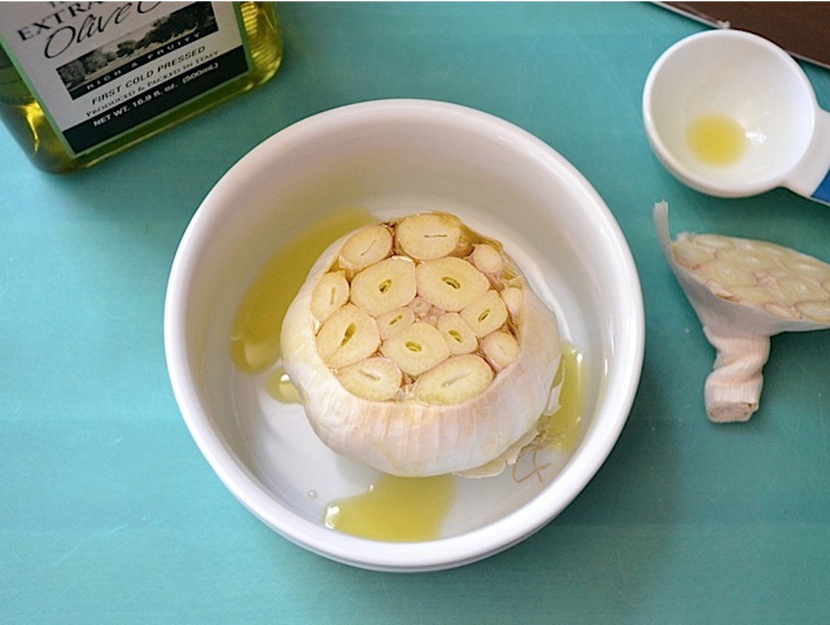 Печеный чеснок в микроволновке рецепты с фото