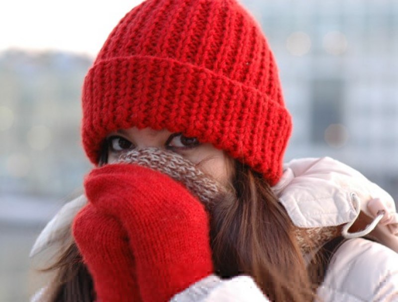Теплая одежда людей зимой
