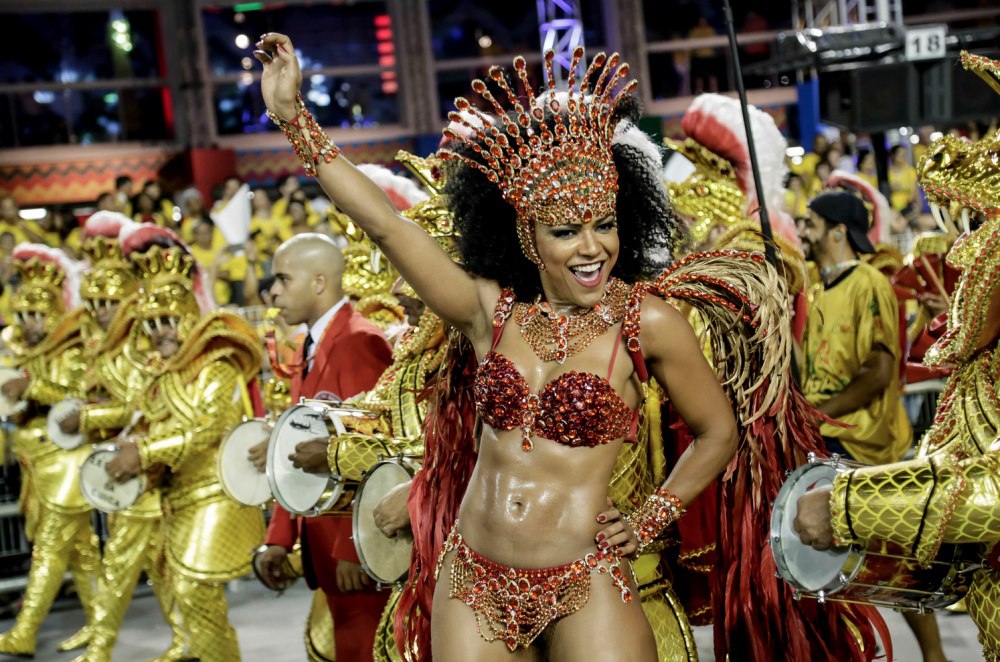 Carnival In The Favela Of Rocinha, Rio De Janeiro, Brazil