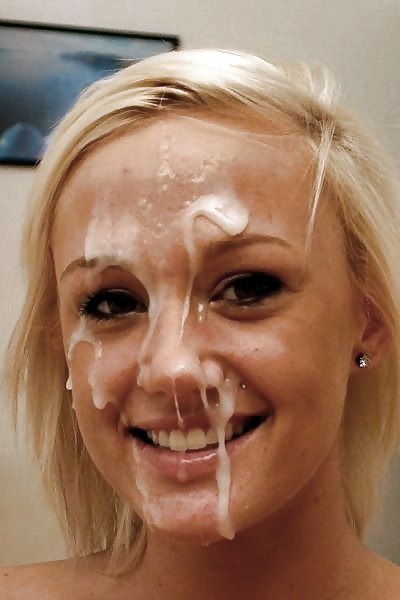 Blonde shared messy cute