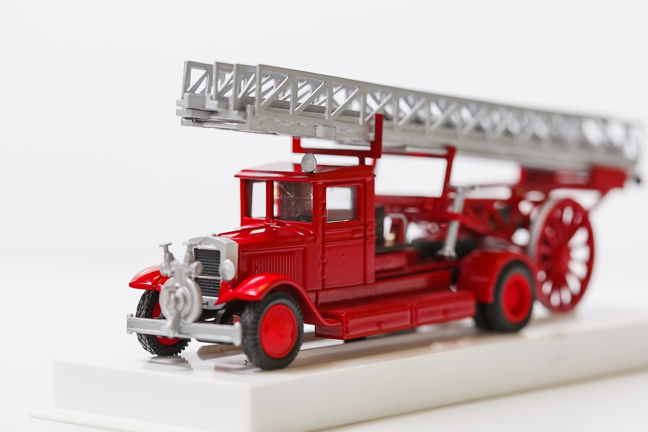 Советская пожарная машина модель