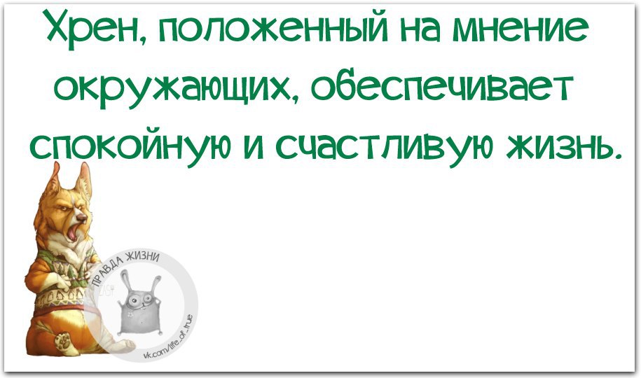 Хрен положенный на мнение окружающих обеспечивает спокойную. Хрен положенный на мнение. Хрен положенный на мнение окружающих.