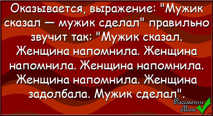 Мужик сказал мужик сделал картинки прикольные смешные