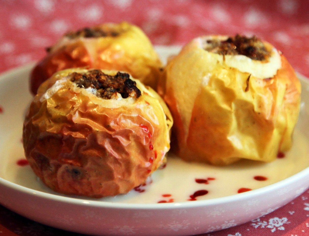 Запеченные яблоки картинки