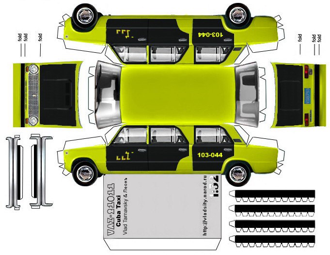 Ваз 2108 распечатать и собрать