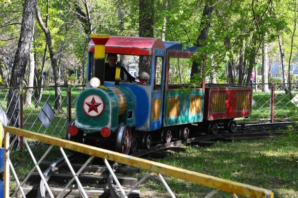 Детская Железная Дорога Красноярск Фото