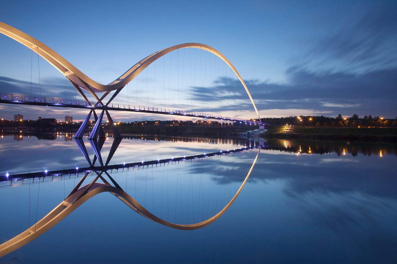 Мост бесконечности (Infinity Bridge), Стоктон-он-тис, Англия