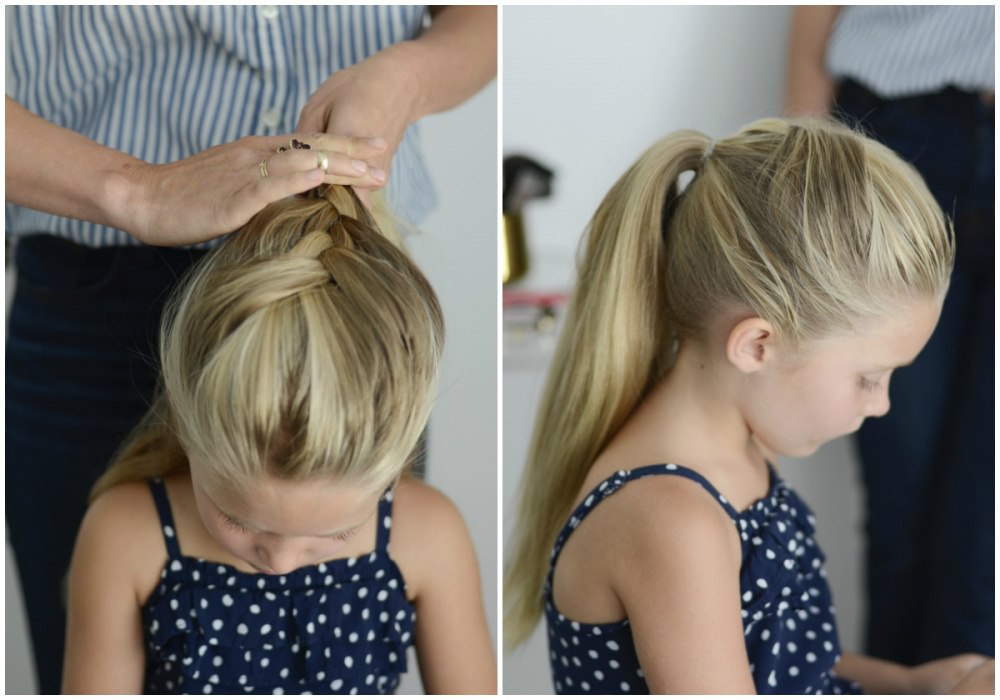 Как сделать прическу если маленькие волосы маме