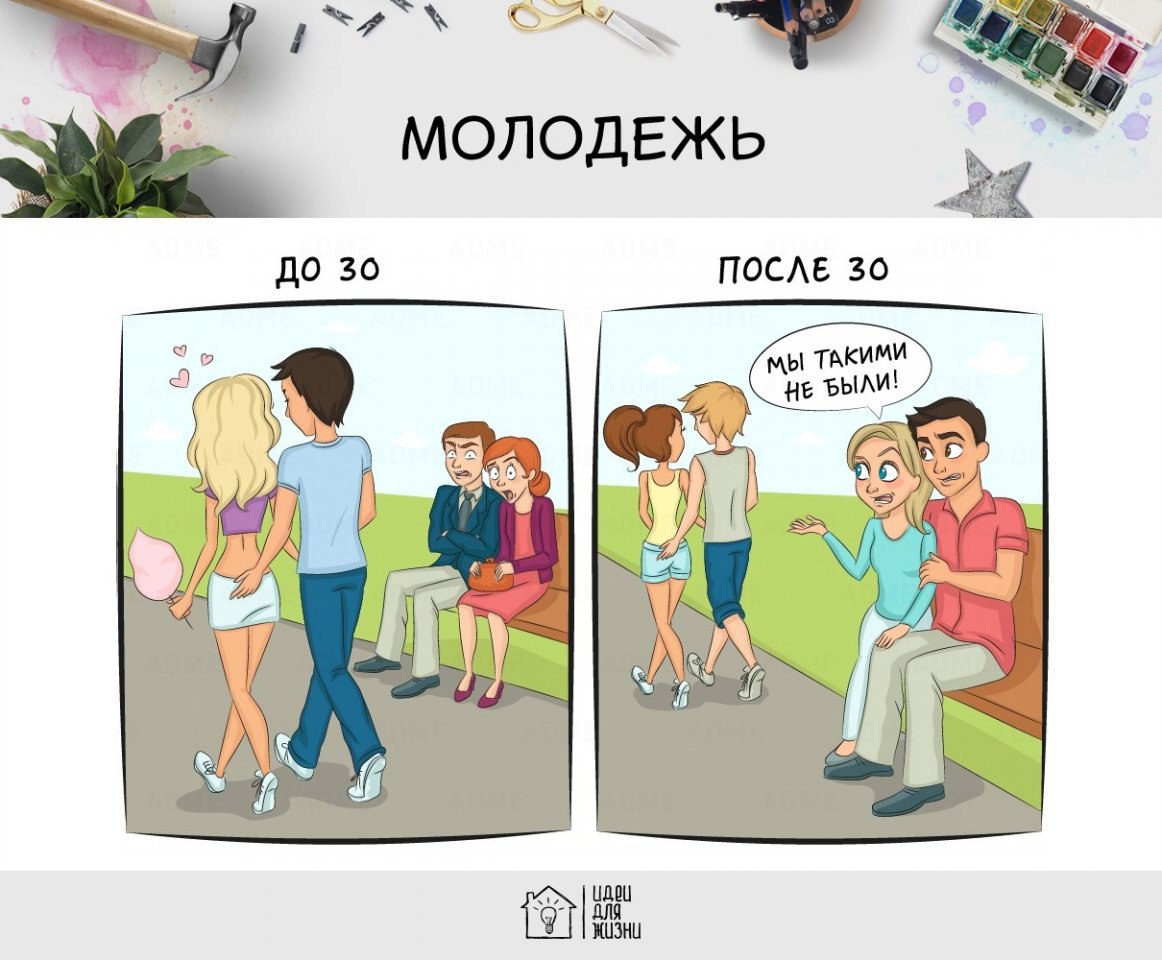 Картинка люди до 30 и после 30