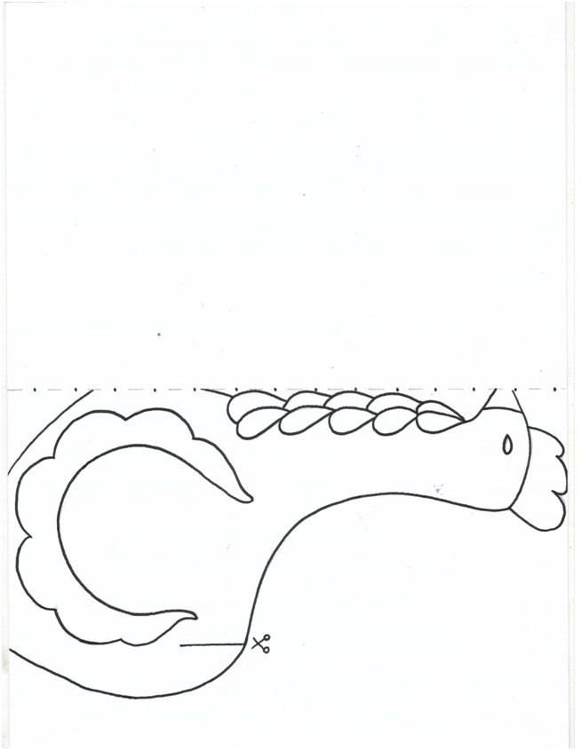 Роспись петуха рисование в старшей группе шаблон