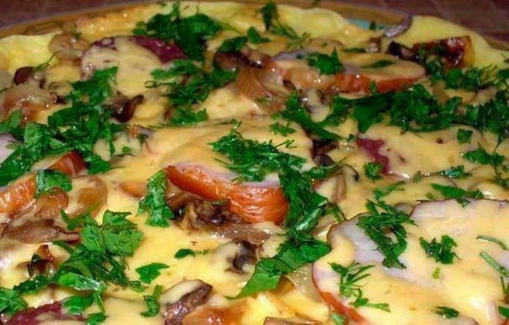 Картофельная Пицца На Сковороде С Фото