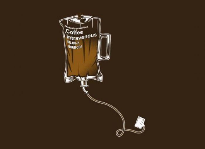 - Мне, пожалуйста. кофе. 