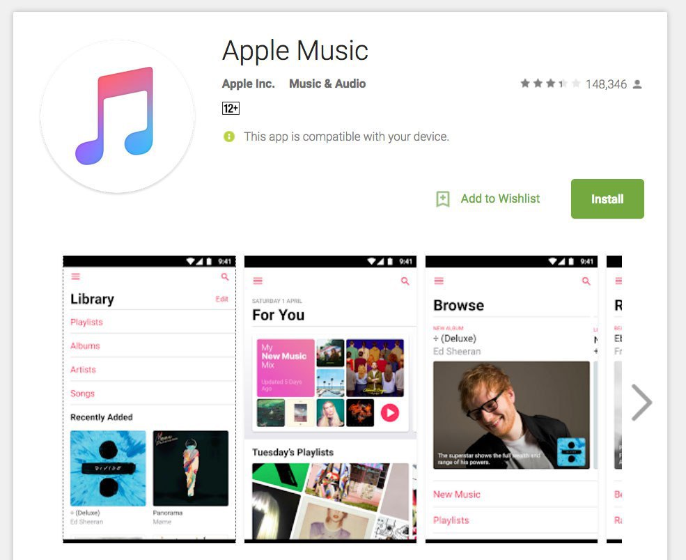 Apple music на компьютере