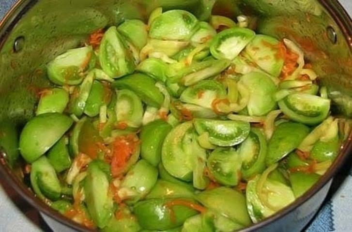 Рецепты из зеленых помидор на зиму рецепты с фото