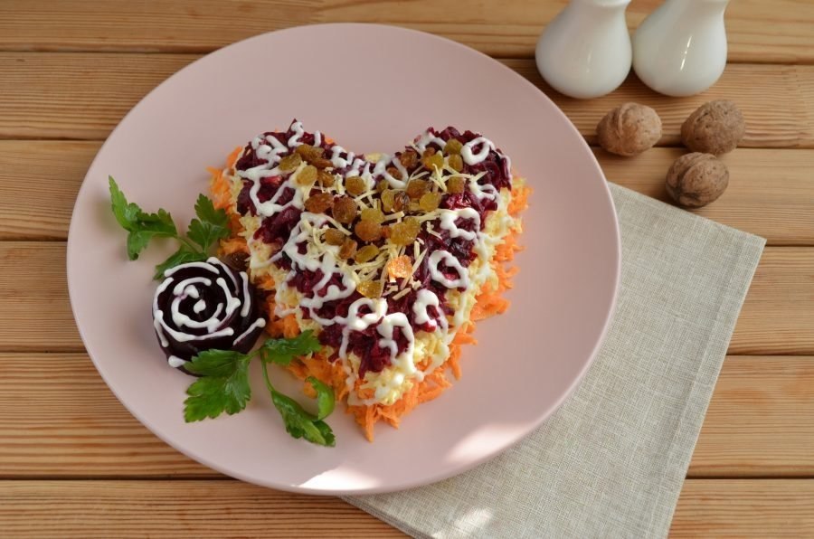 Салат любовница с корейской морковью пошаговый рецепт с фото