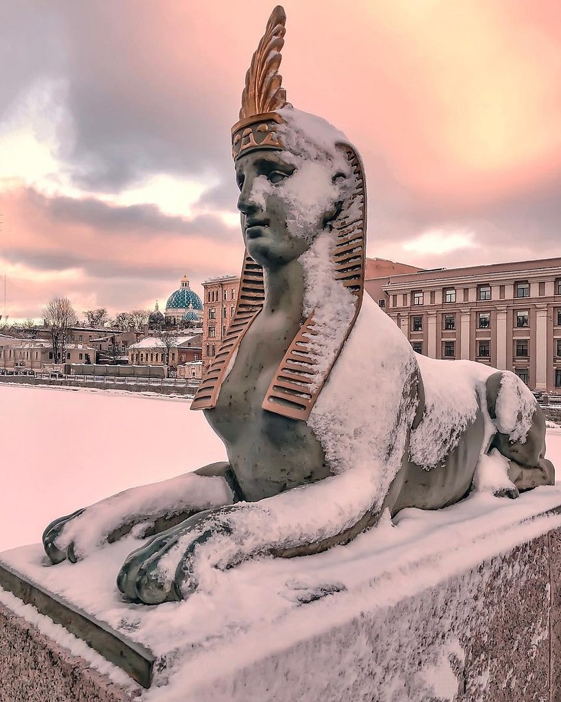 Египетские сфинксы в Санкт-Петербурге