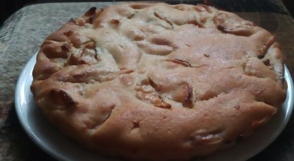 Постный манник с яблоками.Мой любимый рецепт манника. Им поделилась сестра, а я лишь добавила в него ... - 6
