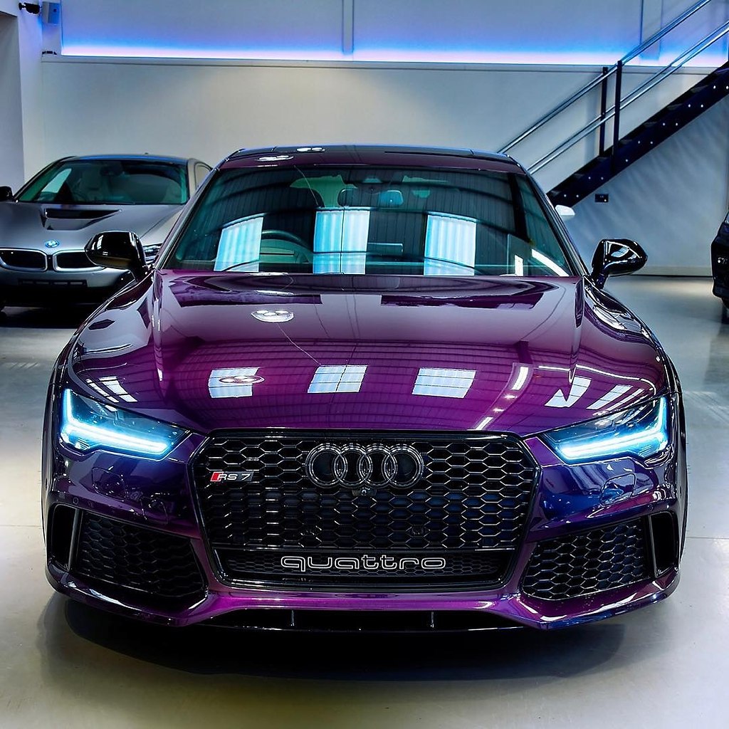 Audi rs7 фиолетовая