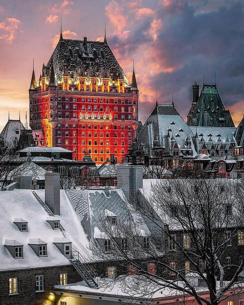 Квебек Канада зима