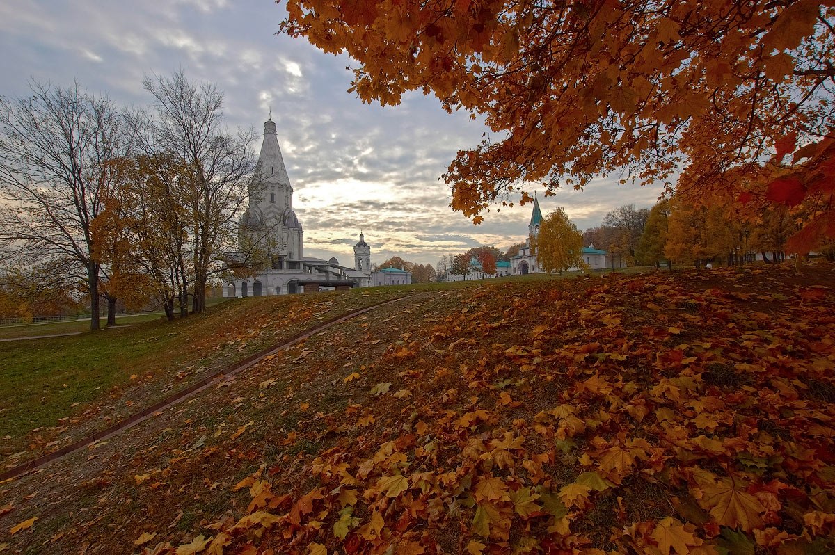 Москва осенью фото красивые