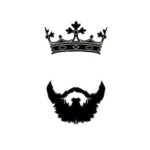 Корона и борода как у босса