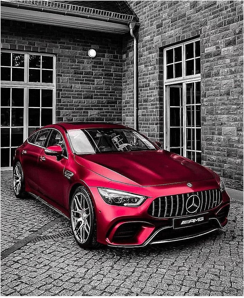 Mercedes AMG gt 63 s красный