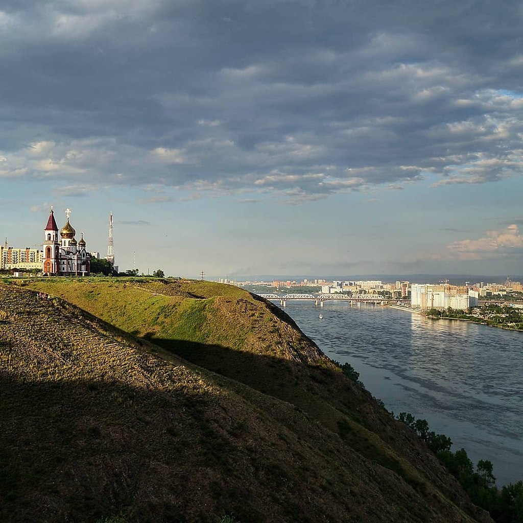 красивый берег красноярск академгородок