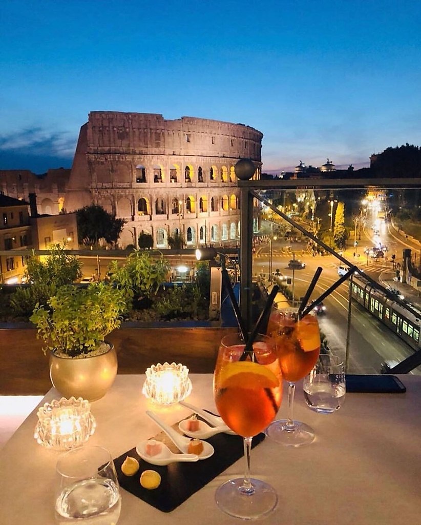 Ресторан в Риме с видом на Колизей