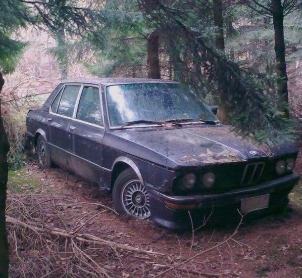 Реставрация старого bmw который простоял в лесу