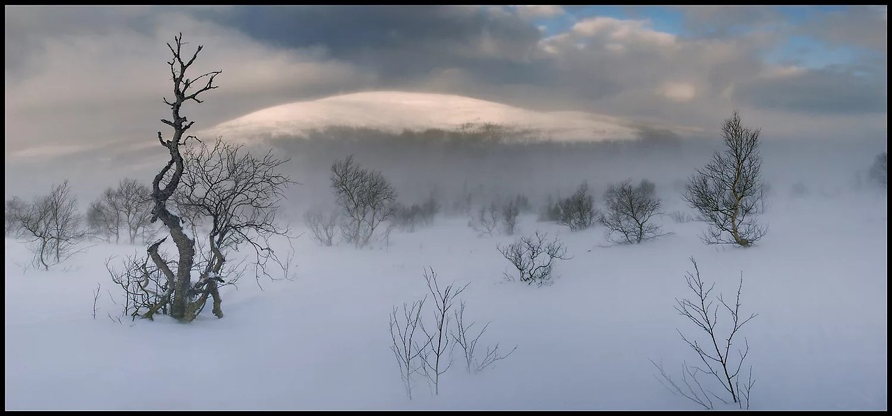 Ледяные глыбы и снежные облака создают уникальную панораму, в которой каждая фигура имеет свое место и значение.