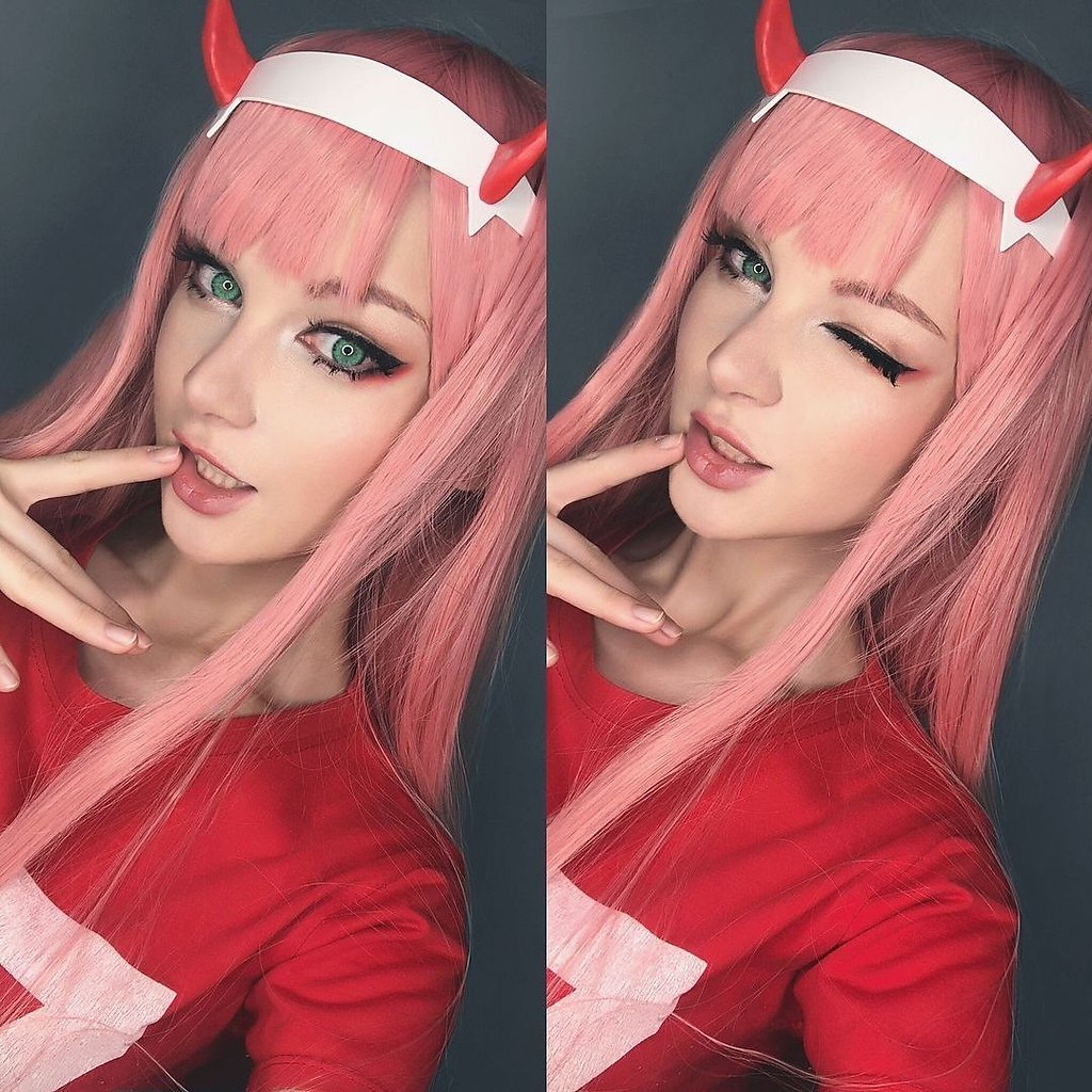 Алиса Милкович косплей Zero two