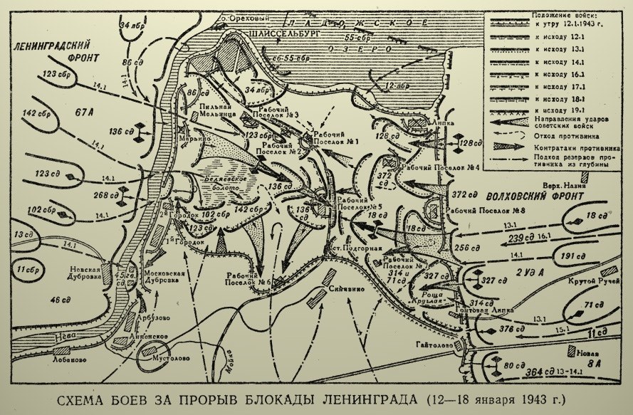 Карта боев в ленинградской области 1941 1945