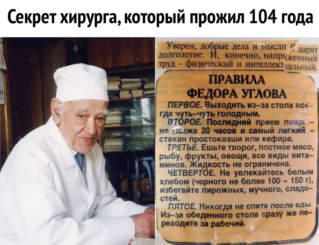 Диета академика углова без спорта