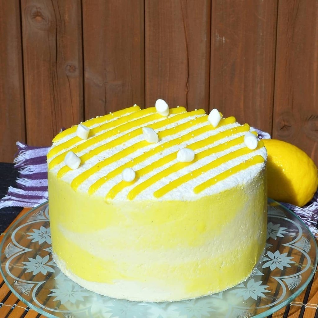 Торт лимонный сметанник