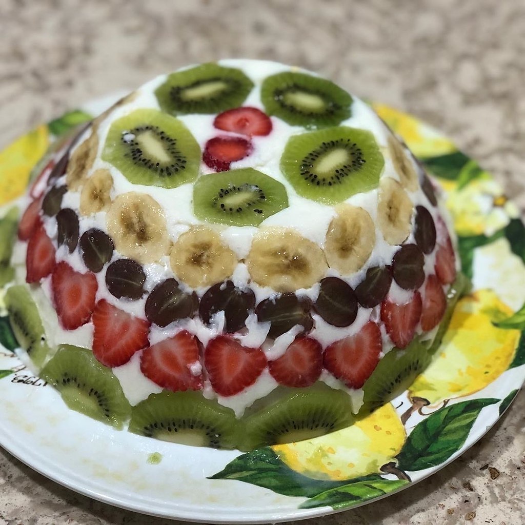Пирог с фруктами в желе рецепт с фото