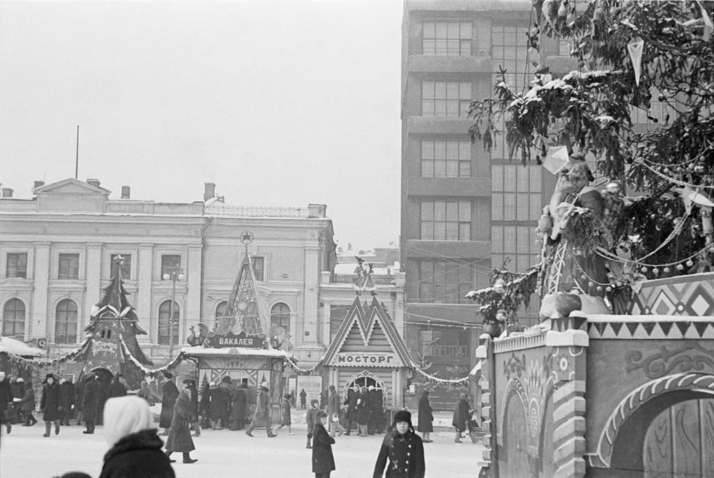 Новогодняя москва в ссср