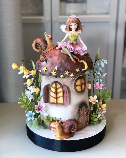 Фантастически сказочные тортики .Автор: Диля Кабилова (kabilova_cake)#креатив@bon