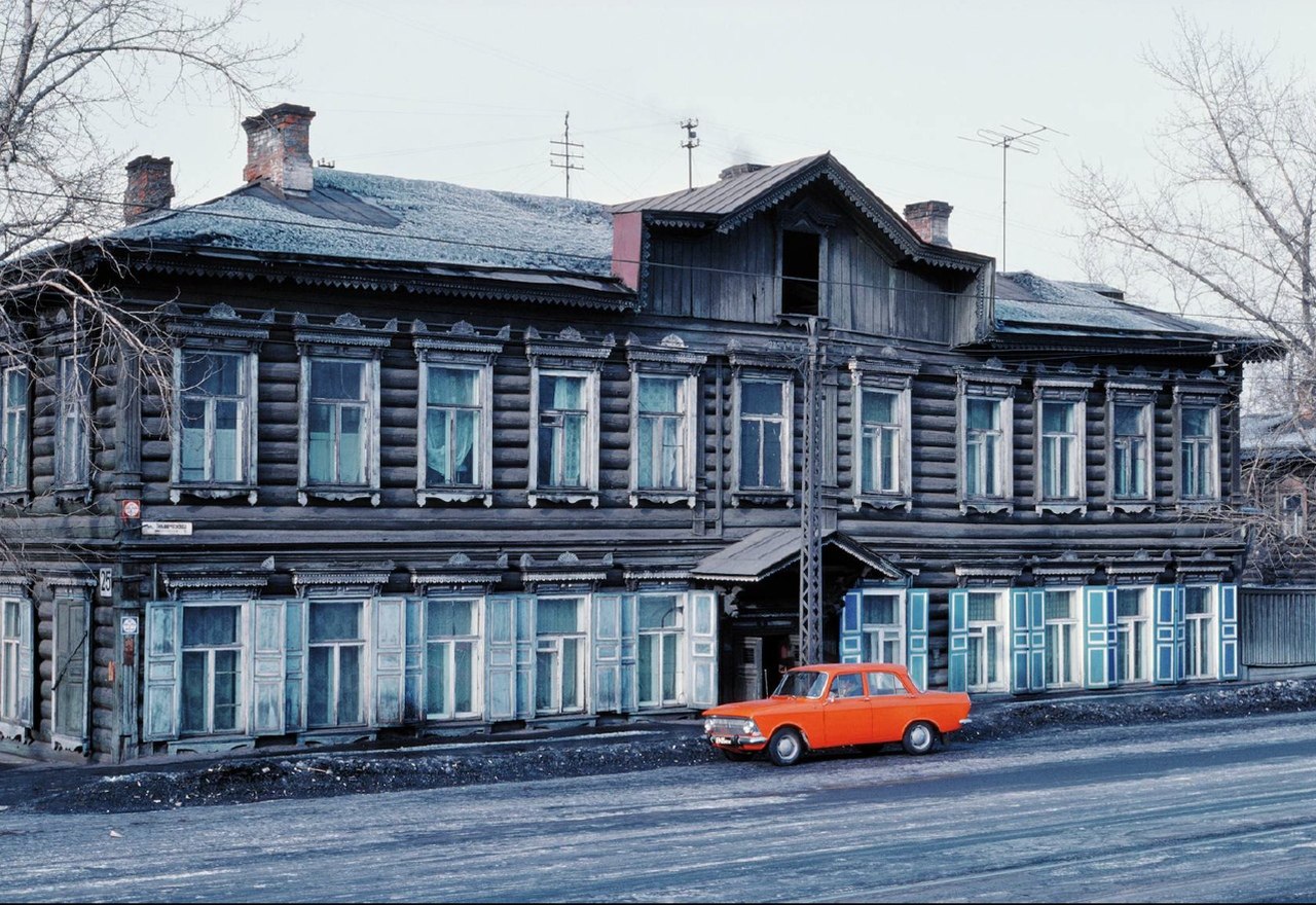 Советский деревянный дом
