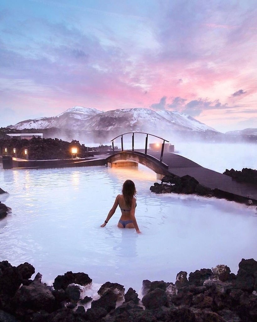 Геотермальный курорт голубая Лагуна, Исландия