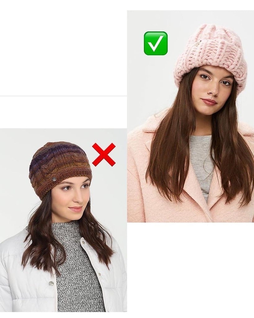 Как правильно выбрать шапку по форме лица женщине