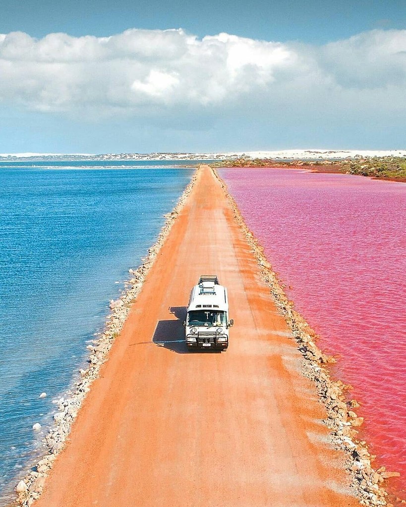 озеро в австралии