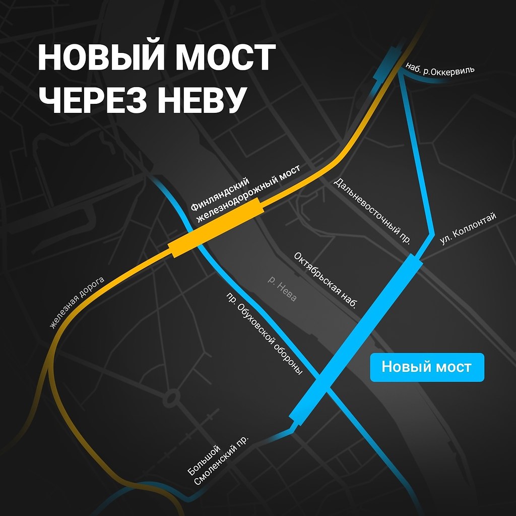 Новый мост в петербурге