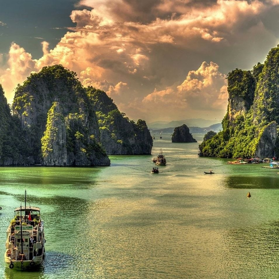 фото залива халонг вьетнам