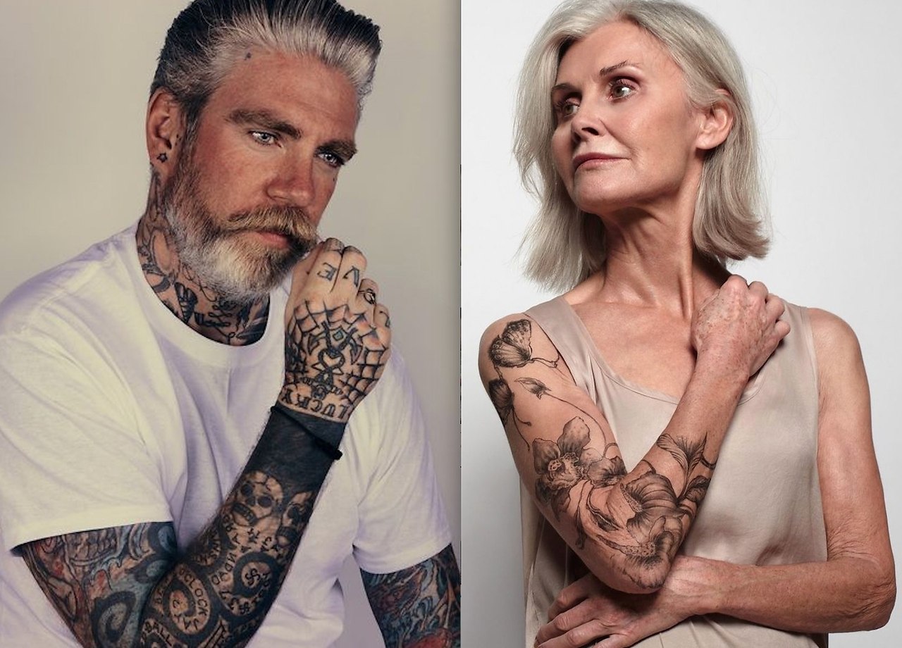 Татуировки в старости