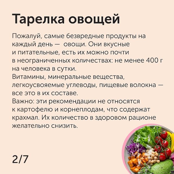 Диета каждому. Продукты которое обязательно есть каждый день.