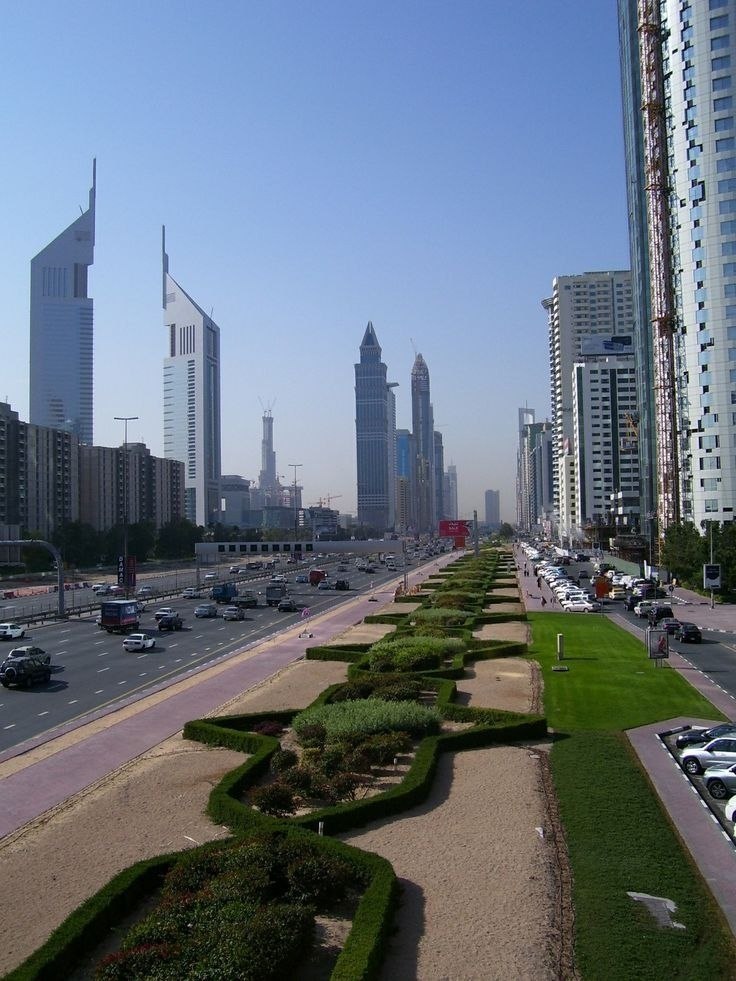 Дубай улицы города