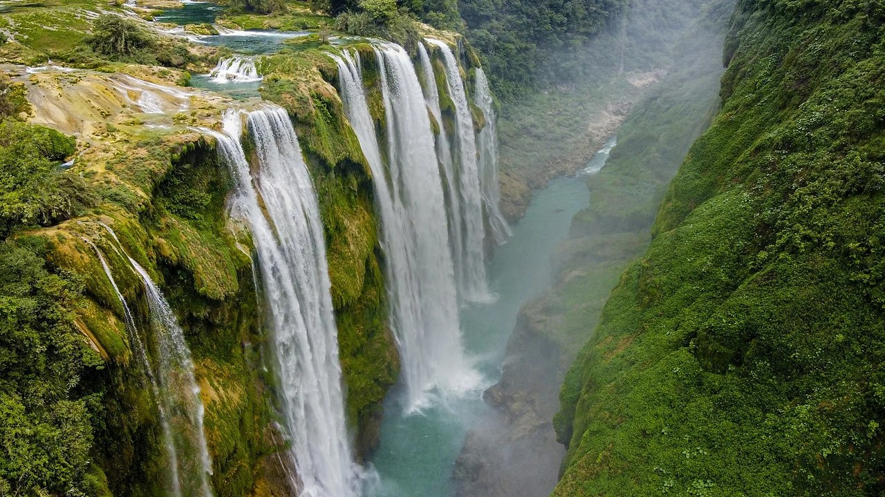 Водопад Уастека Мексика